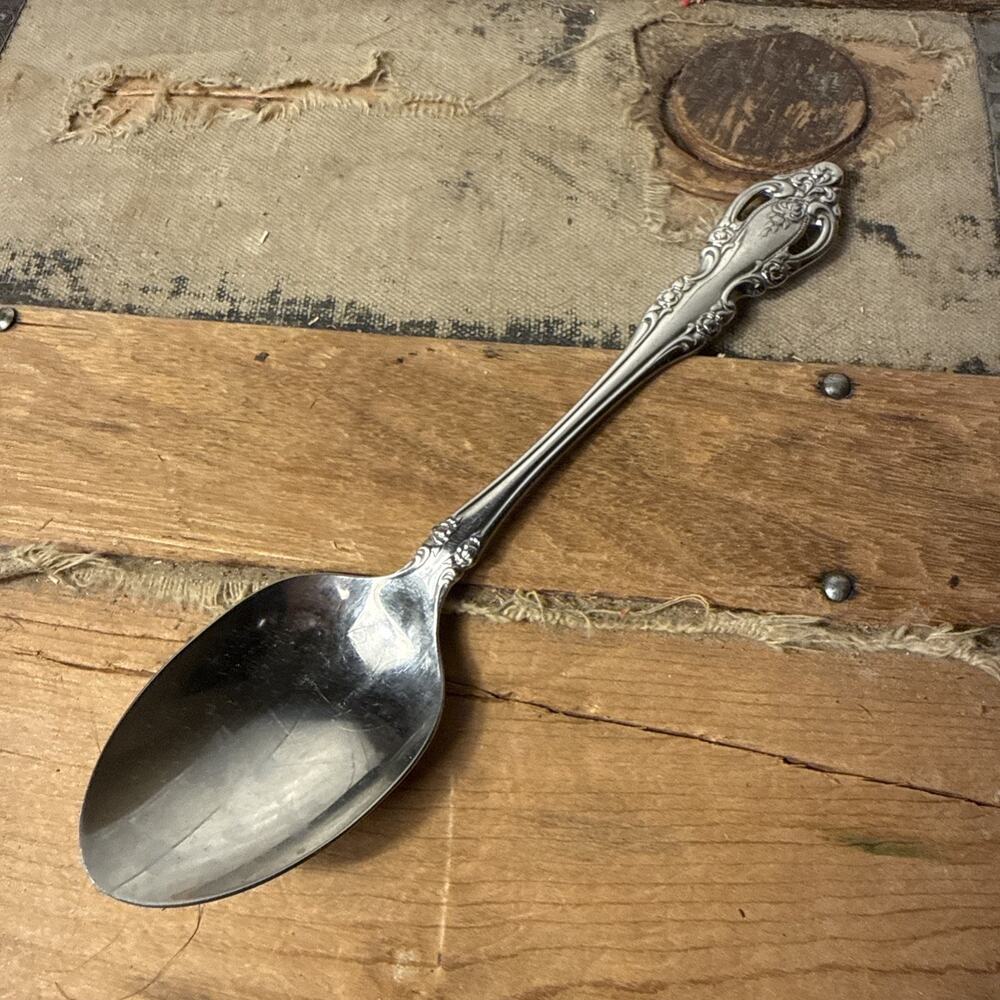 Oneida Stainless Flatware - MICHELANGELO - Serving Spoon